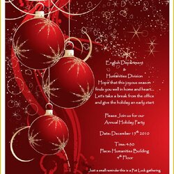 Christmas Word Templates Free Download Of Blank Flyer Template Party Holiday Printable Office Potluck
