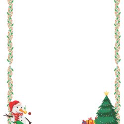 Printable Christmas Backgrounds Free Tree Border