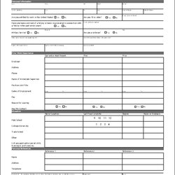 Peerless Best Questions To Include In An Employment Application Form Free Job Printable Forms Blank Templates