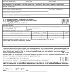 Admirable Free Employment Job Application Form Templates Printable