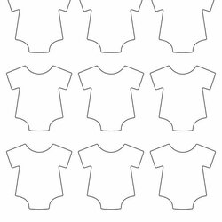 Worthy Free Printable Baby Template For Shower Decorations Outline Small