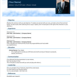Perfect Simple Resume Format Download In Ms Word Free Neat And Text Microsoft Template