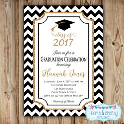 Supreme Graduation Party Invitation College Templates School High Invitations Examples Cards Digital Class
