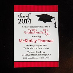 Sterling Graduation Party Invitation By That Chick School Colors Any Pub