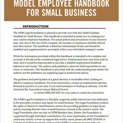 Fantastic Free Sample Printable Employee Handbook Templates In Google Template Word Manual Policy