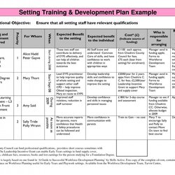 Splendid Personal Development Plan Examples Template Business Individual Professional Example Plans Employee