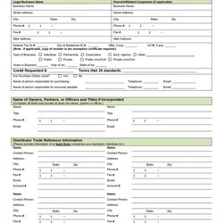 Super Free New Customer Account Form Template Client Excel Phenomenal Accounting Singular Example