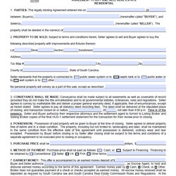 Splendid Free Real Estate Purchase Agreement Form Printable Documents