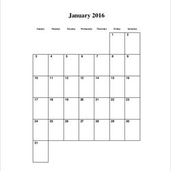 Free Sample Monthly Calendar Templates In Ms Word Google Blank