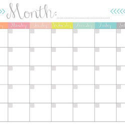 Outstanding Blank Calendar Printable Monthly Payday Bills And Due Date Template Free Templates