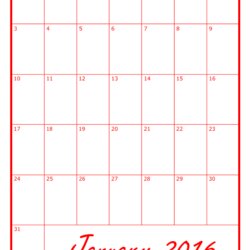 Marvelous Free Calendars To Print Monthly Blank