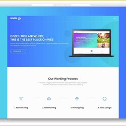 Worthy Free Simple Website Templates Of Best Landing Page