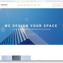 Superlative Best Free Simple Website Templates For All Famous Niches Ararat