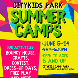 Copy Of Summer Camp Flyer Template Ts