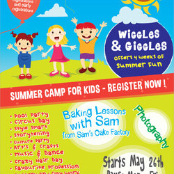 The Highest Quality Free Summer Camp Flyer Templates In Ms Word Template Sample Kids Activity Teen