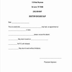 Perfect Doctors Note For School Template Luxury Free Templates