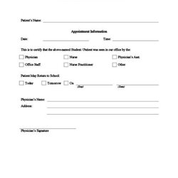 Can Urgent Care Excuse For Work Koontz Doctors Note School Template