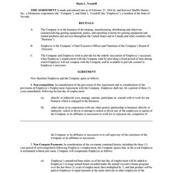 Eminent Ready To Use Non Compete Agreement Templates Template Partnership Printable