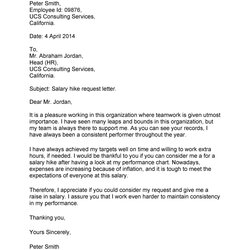 Brilliant Best Salary Increase Letters How To Ask For Letter