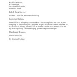 Matchless Best Salary Increase Letters How To Ask For