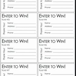 Superb Pin On Example Business Form Template Entry Raffle Ticket Drawing Printable Templates Contest Tickets