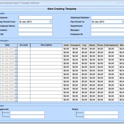 Excel Expense Report Template Software Create Templates Business Hotel Miscellaneous Ms Budget