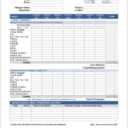 Brilliant Weekly Expense Report For Excel Template Card Credit Templates Expenses Business Sheet Spreadsheet