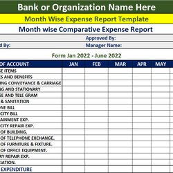 Super Expense Report Template Excel Monthly Expenses