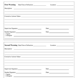Supreme Free Printable Employee Disciplinary Forms Action Form