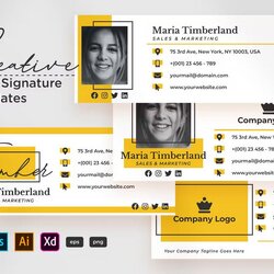 Worthy Best Professional Email Footer Signature Templates Free Tips Creative