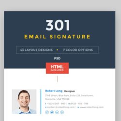 Smashing Best Free Premium Email Footer Signature Template Designs To Signatures