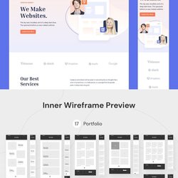 Wizard Responsive Landing Pages Page Template