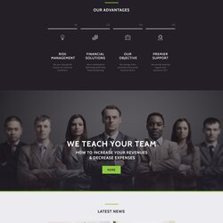 Preeminent Business Services Responsive Landing Page Template Web Layout Choose Board Demo Live