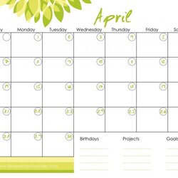 Wonderful Fresh Free Calendar Printable Monthly Awesome Able Going Website Provide Occasion Delightful Line