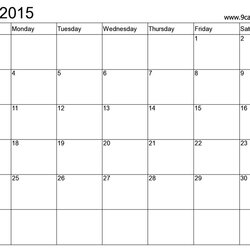 Terrific Free Printable Blank Calendar Templates Undated Template Ideas Word