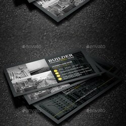Construction Business Card Templates By Auto