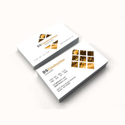 Superior Construction Business Card Design