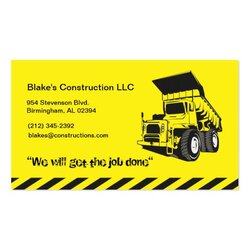 Wizard Construction Double Sided Standard Business Cards Pack Of Card Templates