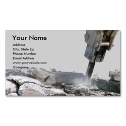 Splendid Construction Business Card In