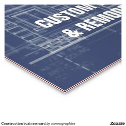 Champion Construction Business Card Cards Templates