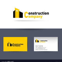 Sublime Construction Business Card Templates Download Free Awful Company Template For