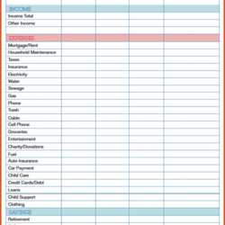 Legit Time Budget Template Family Monthly Spreadsheet Excel Free