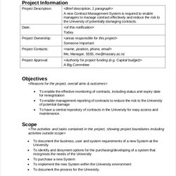 Superb Risk Management Report Template Democracy Ohs Regard Contract Project Format