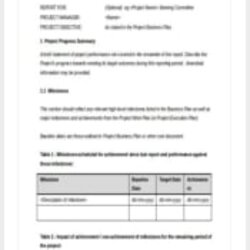Terrific Report Template Word Documents Download Management Project Free Doc