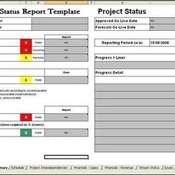 Project Report Template Excel Management Templates Sample Status Word Program Tracking Risk Samples Resume