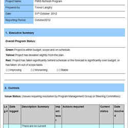 Champion Management Report Template Word Apple Pages Google Docs Project Templates