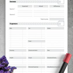 Wizard Printable Budget Templates Download Letter Size Template Monthly Simple Print
