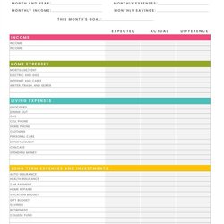 Free Household Budget Worksheet Printable Freebie Finding Mom Spreadsheet Expense Excel Monthly Planner