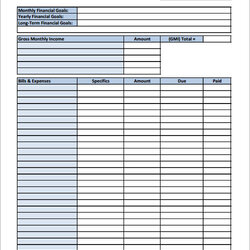 Peerless Free Budget Templates In Ms Word Excel Template Printable Household Business Home
