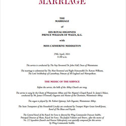 Capital Free Sample Wedding Program Templates In Template Reception Format